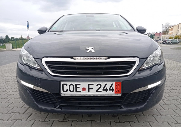 Peugeot 308 cena 31500 przebieg: 190000, rok produkcji 2015 z Zawiercie małe 781